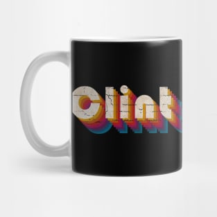 retro vintage Clint Black Mug